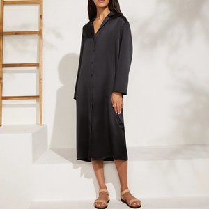 12 Storeez Longline Silk Midi Dress